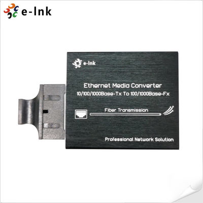 Micro type 10/100/1000Base-Tx to 100/1000Base-Fx Ethernet Media Converter