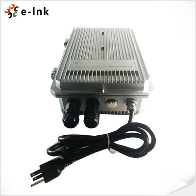 Industrial IP67 95W Outdoor PoE Injector 802.3bt Gigabit Waterproof -40°C to 80°C