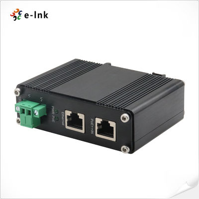 Industrial PoE++ Splitter 19VDC 802.3bt Gigabit 100m IP40 DIN Rail