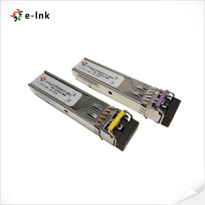 HD-SDI CWDM SFP Optical Transceiver 1270-1610nm 80km MSA Compliant

