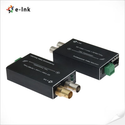 Mini 3G-SDI Fiber Converter with Tally RS485 80km CWDM Option