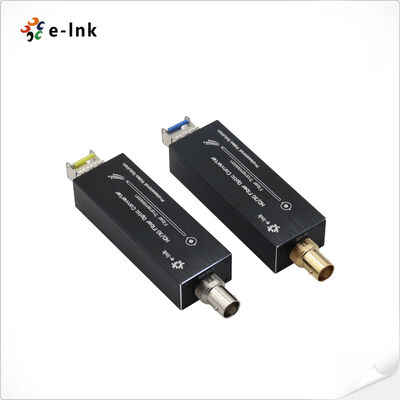 Mini HD-SDI Fiber Extender 80km Transmission Audio Embedded Industrial Temperature