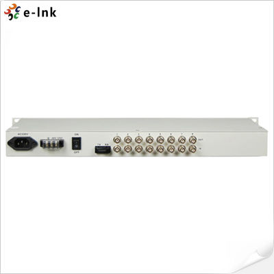8E1 HDMI Fiber Extender 1 Channel PCM business phone Fiber Multiplexer